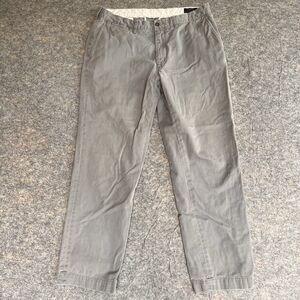 Polo Ralph Lauren Mens Pants 36x32 Gray Chino Classic Fit Business Work Casual‎